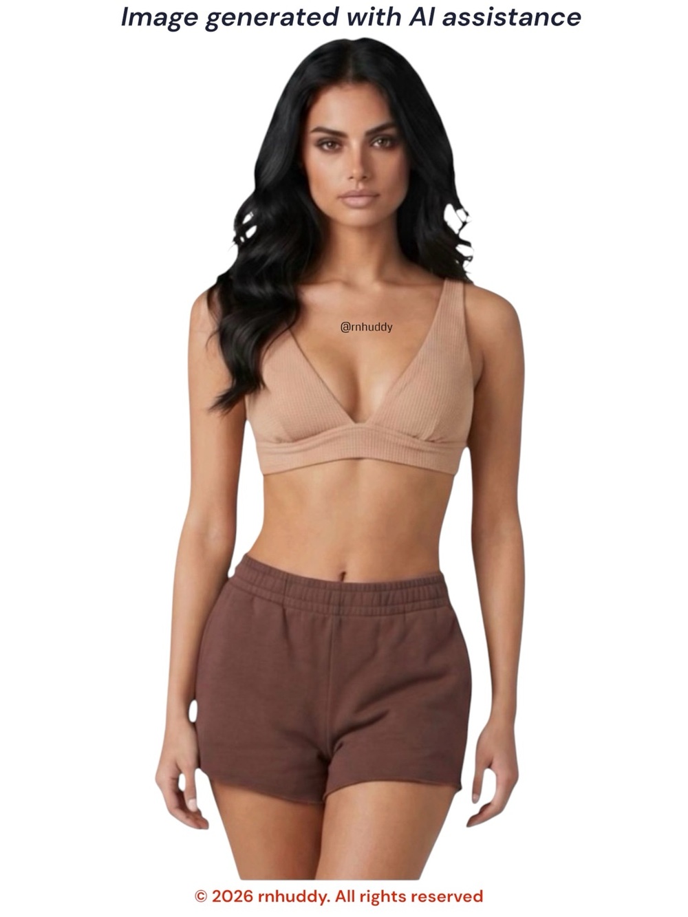 Garage XL brown sweat shorts